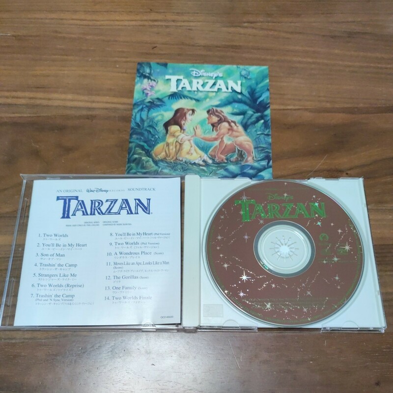 CD ターザン ウォルト・ディズニーサウンドトラック 歌詞・対訳付き OCD-65020