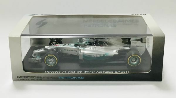 ○MA702 Spark 1/43 Mercedes F1 W05 2014 australian GP Winner N.ロズベルグ #6スパークモデル　メルセデス　AMG ペトロナスs3087