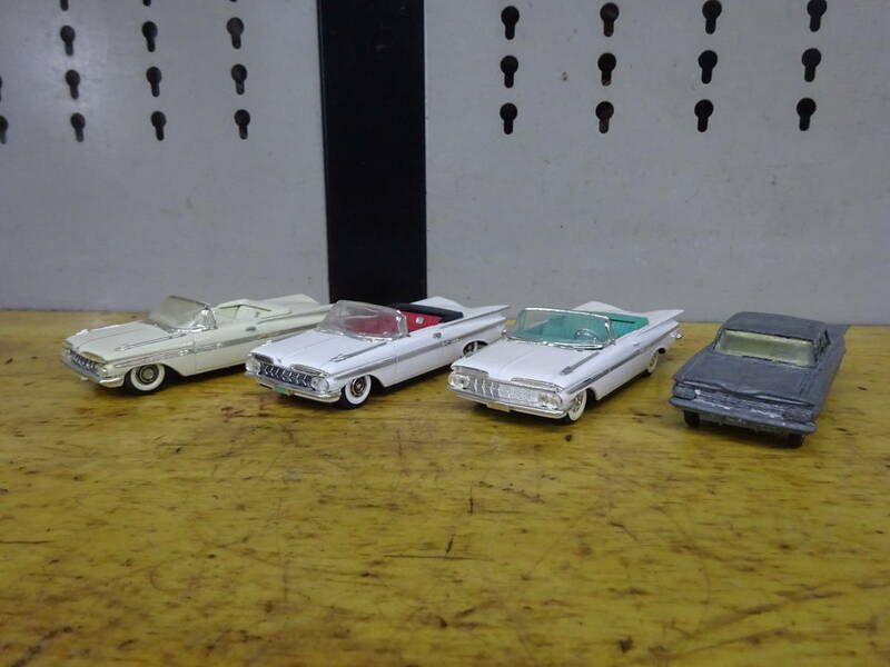 VITESSE SUN STAR CORCI TOYS DINKY CHEVY IMPALA インパラ コンバーチブル＆SD 1959y 4台セット 廃盤 当時物 絶版 IMPALA CONVERTIBLE