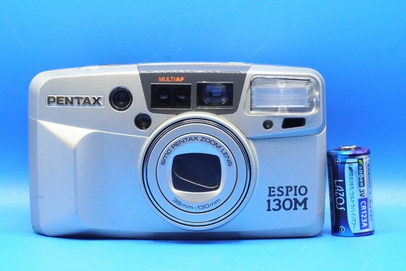 ペンタックス フィルムコンパクトカメラ エスピオ 130M (PENTAX ESPIO 130M)動作確認済品 リチウム電池CR123A 1個付属