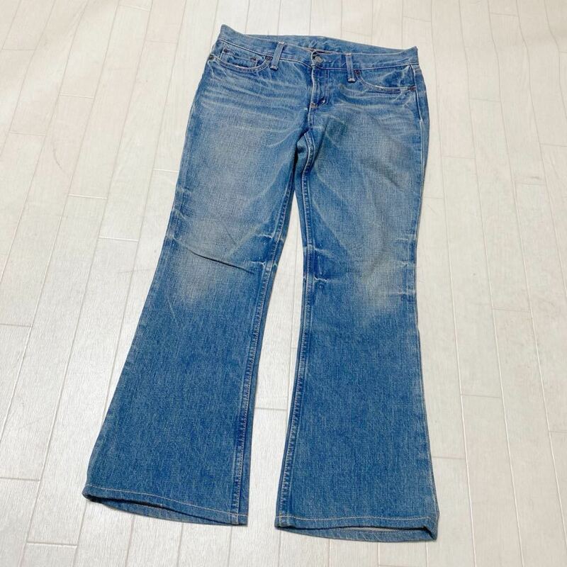 3682☆ MOUSSY JEANS マウジー ジーンズ ボトムス パンツ ジーンズ ブーツカット レディース 日本製 インディゴ