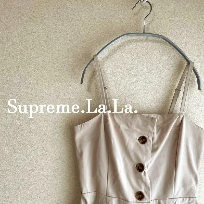 [タグつき] Supreme.La.La. シュープリームララ ワンピース ロングワンピース ノースリーブ ジャンパースカート かわいい おしゃれ 人気