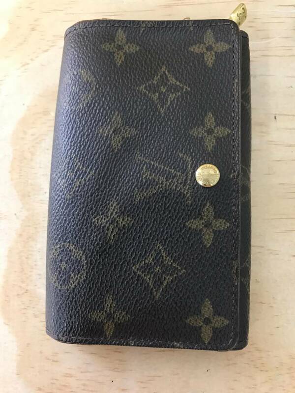 ☆LOUIS VUITTON☆ ルイヴィトン モノグラム 折財布 財布 ブラウン 茶色 レザー 本革 