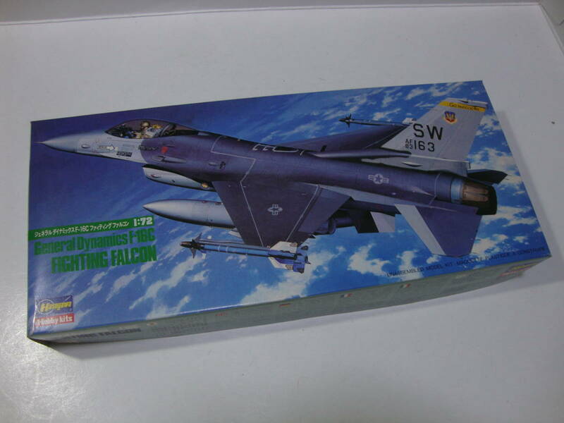 当時物　1/72 F-16C ファイティング ファルコン アメリカ空軍 戦術戦闘機 ハセガワ プラモデル