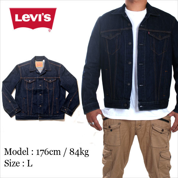 XLサイズ levis Levi's リーバイス Gジャン デニム ジャケット インディゴワンウォッシュ サイズ：XL リンス メンズ アメージング 服 USA