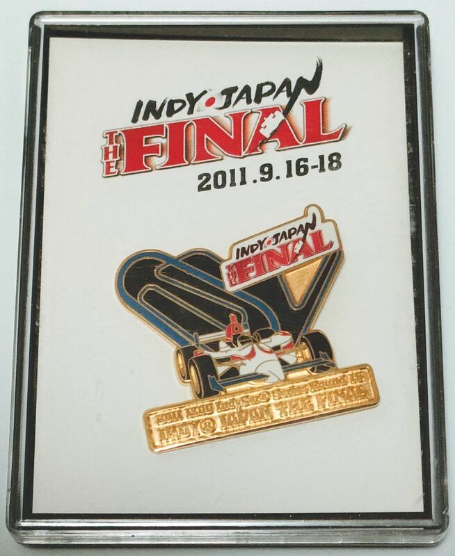ピンズ　INDY JAPAN THE FINAL　ツインリンクもてぎ　インディジャパン・ザ・ファイナル　INDYCAR インディカー　ピンバッジ ピンバッチ