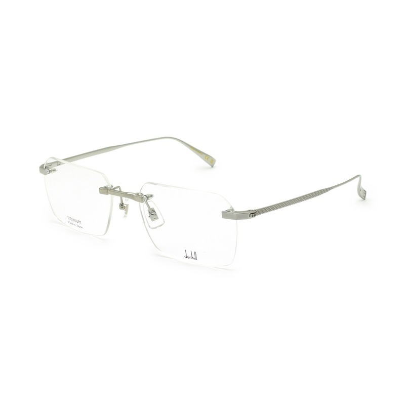 【国内正規品】ダンヒル メガネ 眼鏡 フレーム のみ DU0061O-008 57 シルバー ノーズパッド メンズ