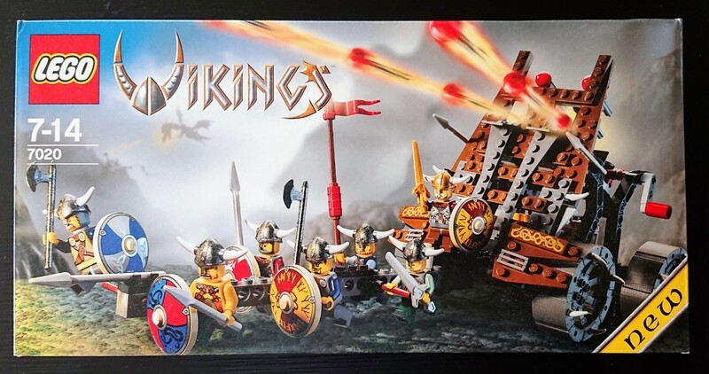 【未開封】＃7020「 Army of Vikings with Heavy Artillery Wagon」バイキング