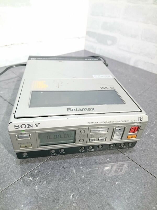 【ジャンク品】管1U32 SONY Batemax VIDEO CASSETTE RECORDER SL-B5 ビデオカセットレコーダー 通電OK
