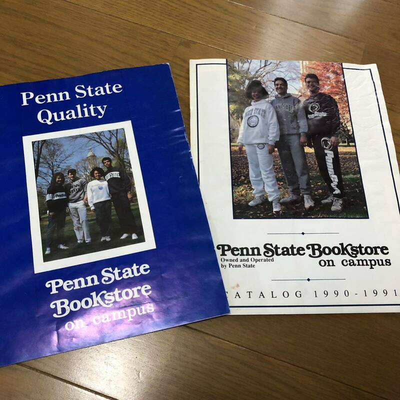 ビンテージ Penn State ペンシルベニア州立大学 チャンピオン スウェット パーカー リバースウィーブ Tシャツ カレッジリング カタログ