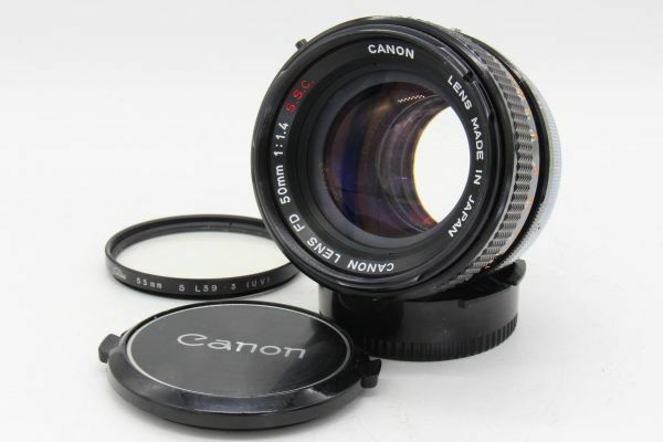 Canon FD 50mm 1:1.4 S.S.C. 明るい単焦点レンズ 整備済