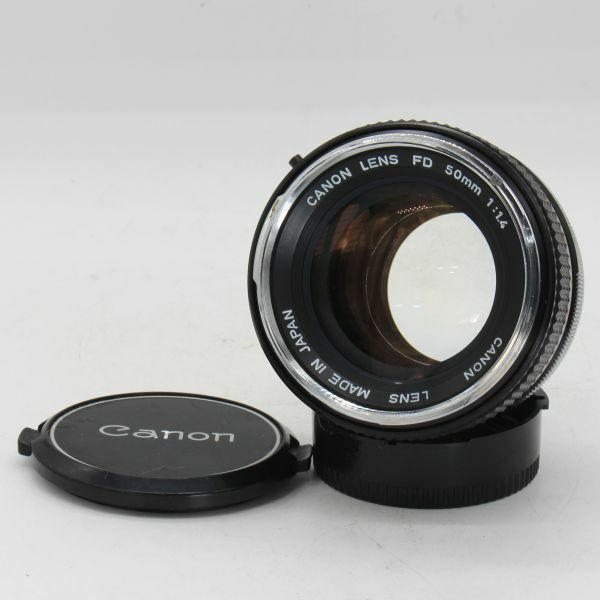 Canon FD 50mm 1:1.4 明るい単焦点レンズ 整備済