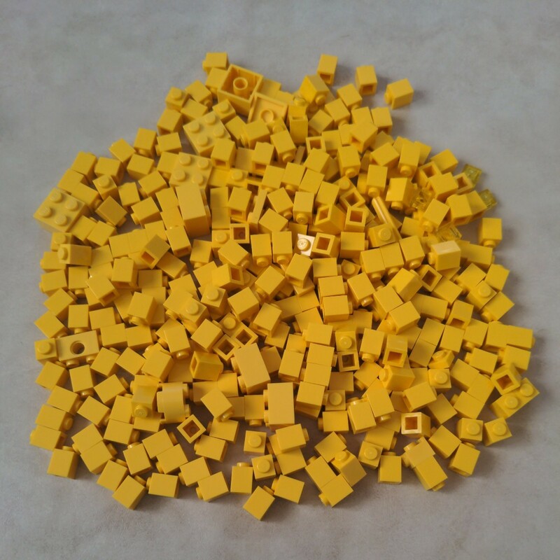 レゴ レゴブロック ジャンク 傷汚れあり イエロー 黄色 ブロック まとめ セット LEGO 基本ブロック