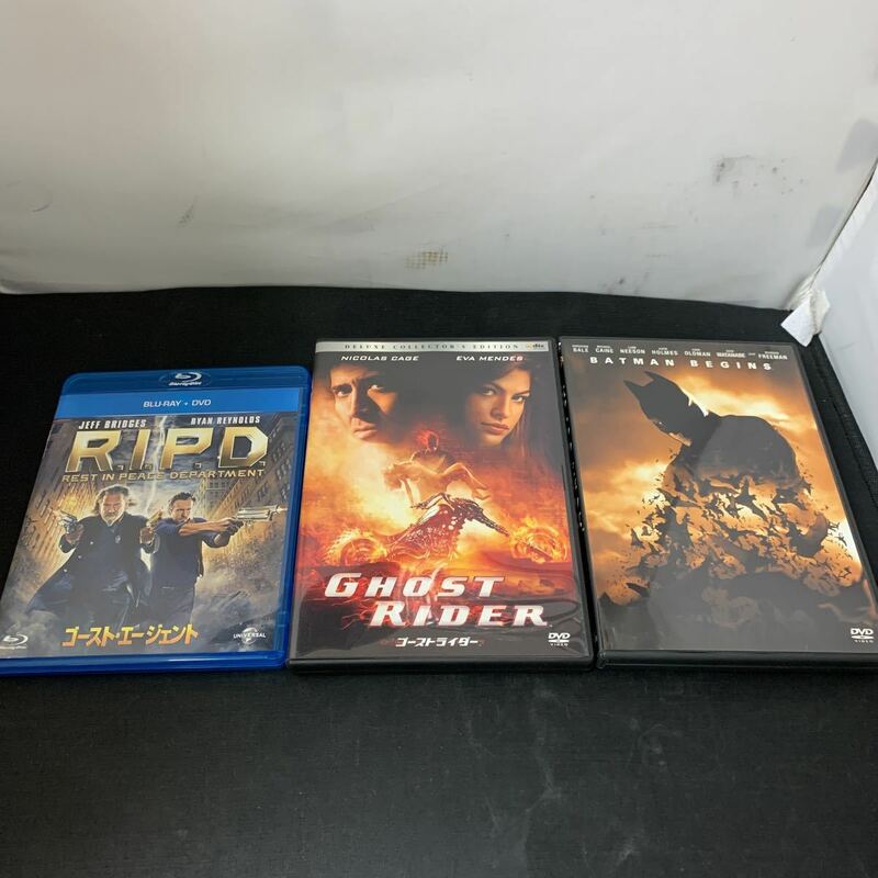 ゴースト・エージェント RIPD Blu-ray DVD ゴーストライダー バットマン ビギンズ　K2362