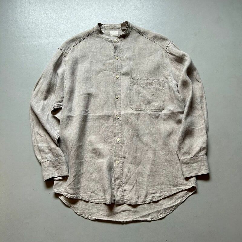 OLD GAP band collar shirt 90年代 オールドギャップ バンドカラー シャツ リネン