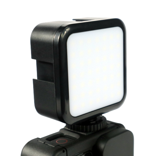 《送料無料・国内発送》GoPro アクションカメラ 一眼レフカメラ 小型 LEDライト スタジオ照明 ライト連結可能 撮影用LED照明