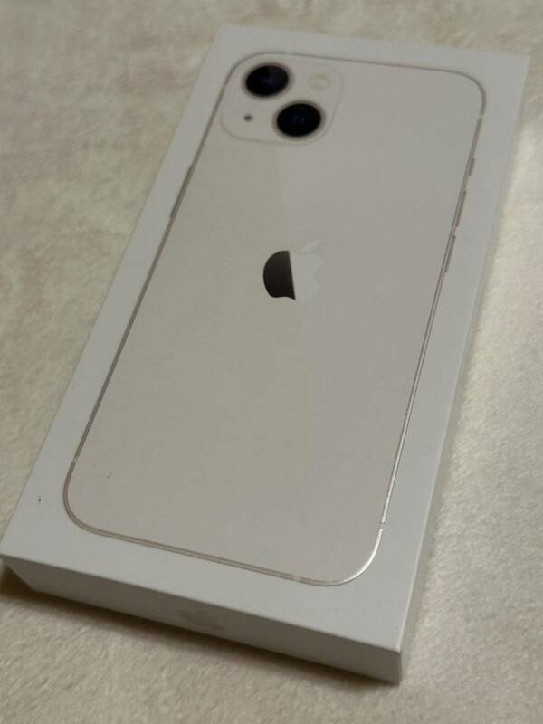 Apple iPhone13 Starlightソフトバンク購入 空箱 綺麗な美品