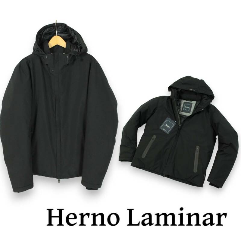 Herno Laminar　GORE-TEX ダウンジャケット　ブラック　50　ヘルノ ラミナー