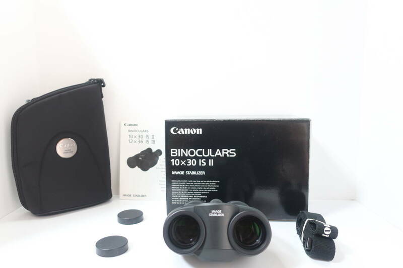 ★良品★ Canon キャノン BINOCULARS 10×30 IS II 防振双眼鏡 #2690