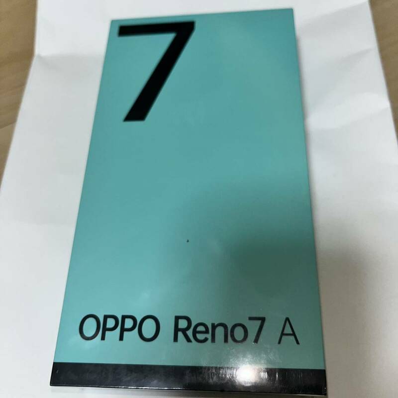 未開封新品「OPPO Reno7 A CPH2353」スターリーブラック SIMフリー OPPO RENO7 ASIMフリースマートフォン