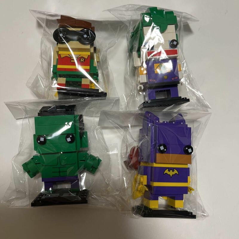 まとめ売り　LEGO レゴ　ブリックヘッズ　バットマン　ジョーカ　ハルク　ロビン　4点セット