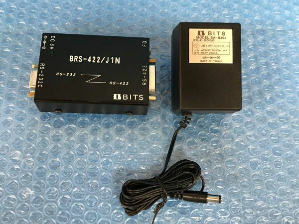 [CK18263] BITS RS-232C RS-422 BRS-422/J1N SA-830a MWJ41-0800300 変換アダプタ 現状渡し