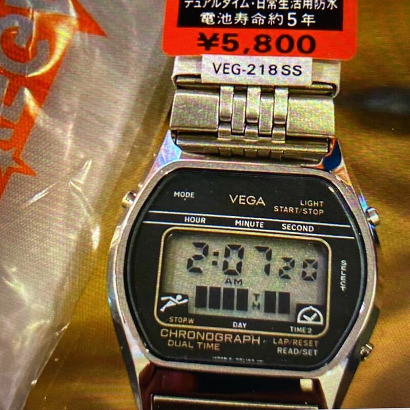 ベカデジタル腕時計メンズ　ビンテージストック品