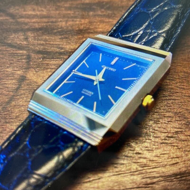 シチズンエクシード　腕時計メンズ　超硬ビンテージ品