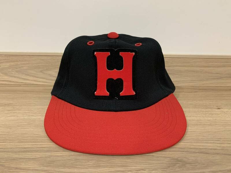 1972‐83 パ・リーグ 阪急ブレーブス HANKYU（現オリックスバファローズ）野球帽 「H」フロント クロスキャップ《デットストック未使用品》