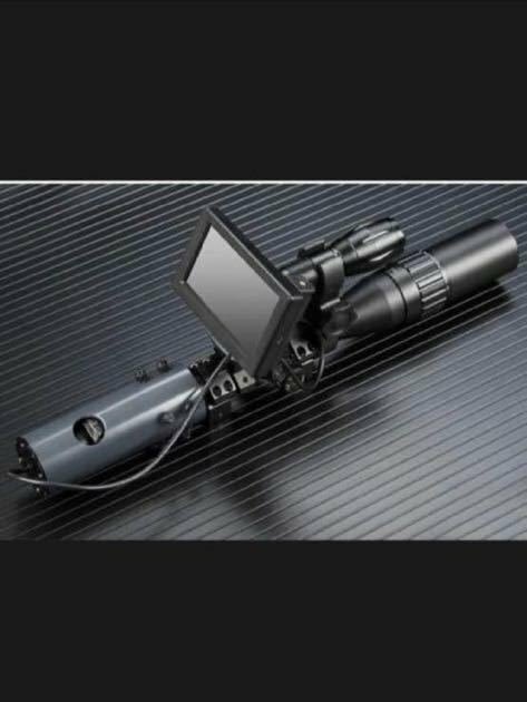 850nm ナイトビジョン ライフルスコープ ハンティング スコープ 視力戦術 デジタル 赤外線 バッテリモニタ 懐中電灯防水 ZCL616