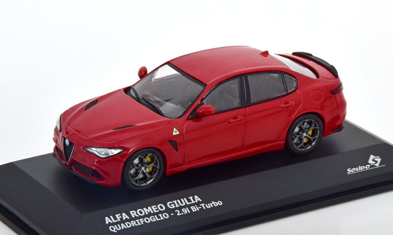 solido 1/43 Alfa Romeo Giulia Quadrifoglio 2019　レッド　アルファロメオ　ジュリア