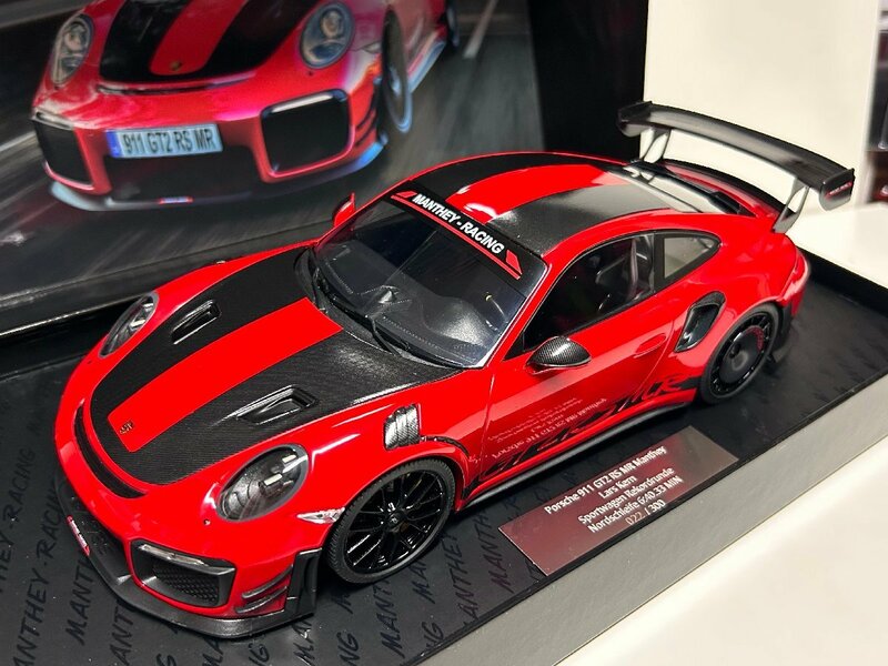 minichmaps 1/18 Porsche 911 (991.2) GT2 RS 2018 レッド　Manthey Racing　ポルシェ　ミニチャンプス