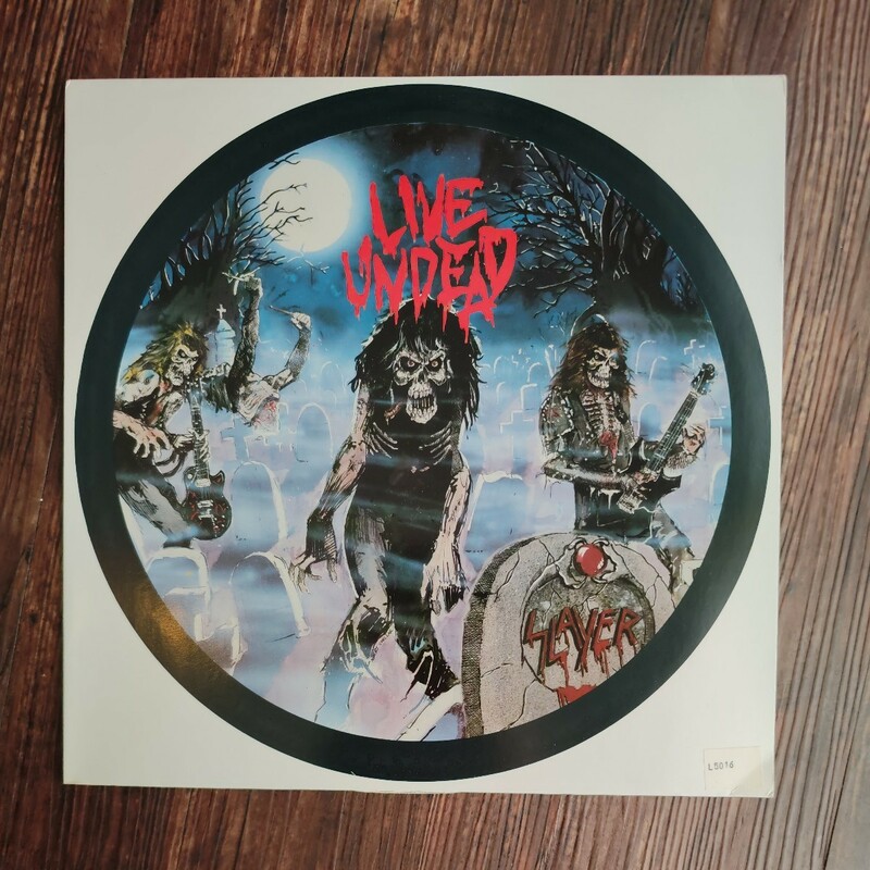 盤質美盤　SLAYER / LIVE UNDEAD スレイヤー　西ドイツ盤　アナログレコード　ヘビィーメタル　スラッシュメタル　レコード