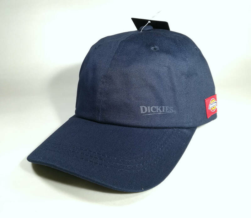 新品　Dickies キャップ　ネイビー　サイズ57～59cm　ツイル　綿100％　ストラップバック　ワークウェア　ディッキーズ