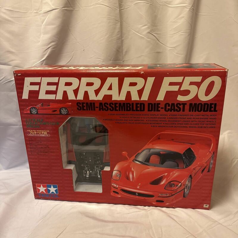 TAMIYA タミヤ 1/12 コレクターズクラブスペシャル Ferrari フェラーリ F50 メタルダイキャスト半完成モデル