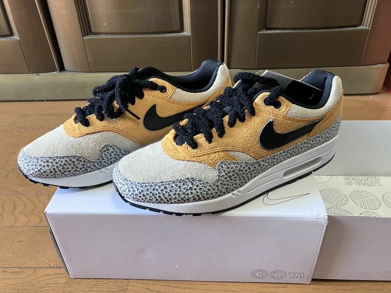 28.5cm【新品】NIKE BY YOU UNLOCKED AIR MAX 1 Safari（WUS10/28.5cm）ナイキ バイユー エアマックス1 サファリID アンロックド カスタム