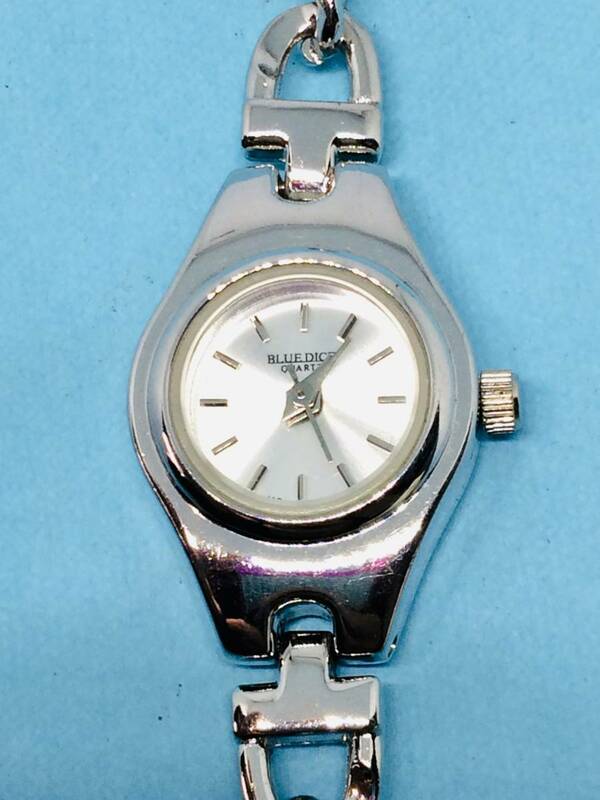 (Z46)かわいい(*'▽')BURE・DISE（電池交換済み）シルバー・ブレスウォッチ・レディスUSED（送料全国一律185円）素敵な時計です。