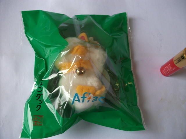 即決 希少 レア 当時物 非売品 アフラック Aflac NO1 ダック 緑色 フイギュア 昭和レトロ ビンテージ