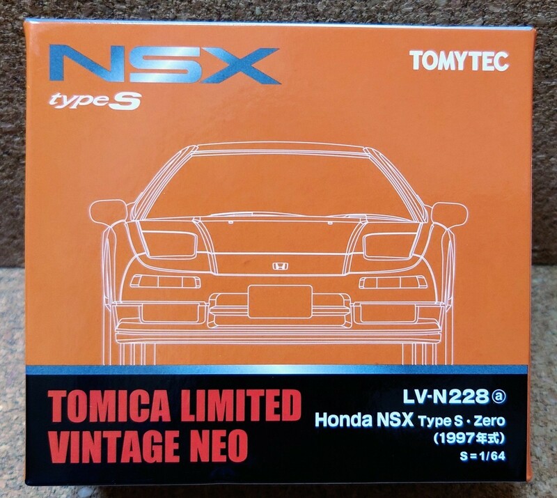 トミカ　LV-N228a ホンダ NSX タイプS・ゼロ　トミカリミテッドヴィンテージ　TLV