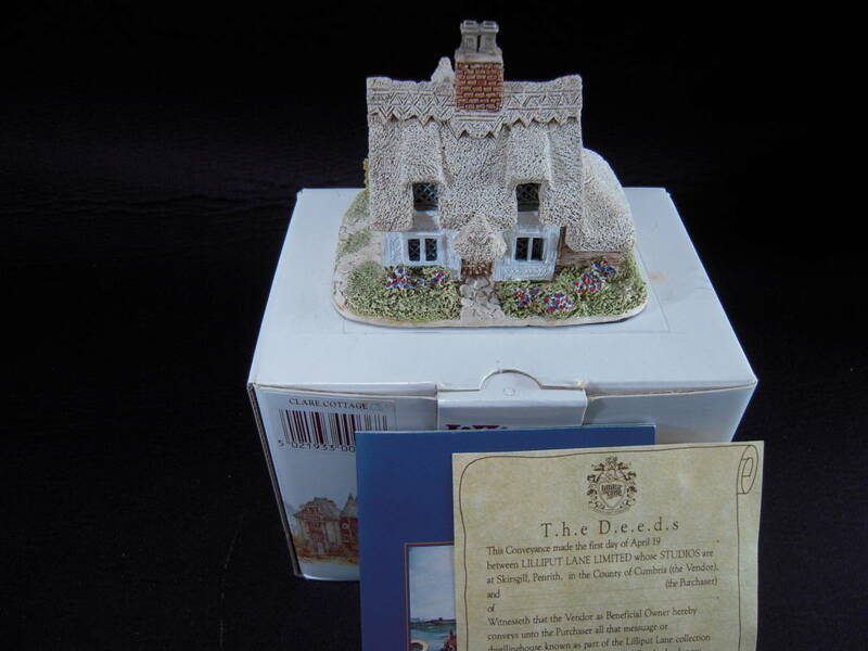 リリパットレーン lillyput lane Clare Cottage 英国製ミニチュアハウス ハンドメイド 箱＆Deeds付き
