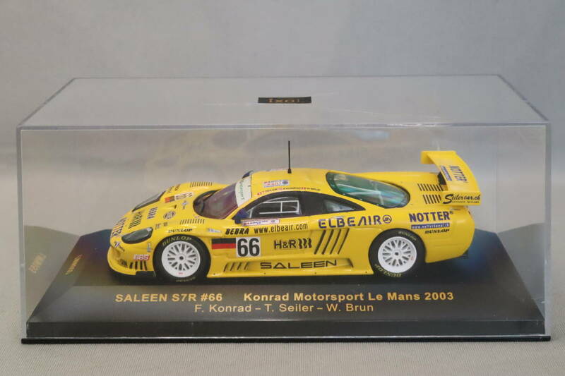 イクソ サリーン S7R #66 コンラート・モータースポーツ 2003年 ル・マン（ixo Saleen S7R #66 Konrad Motorsport Le Mans）1/43スケール