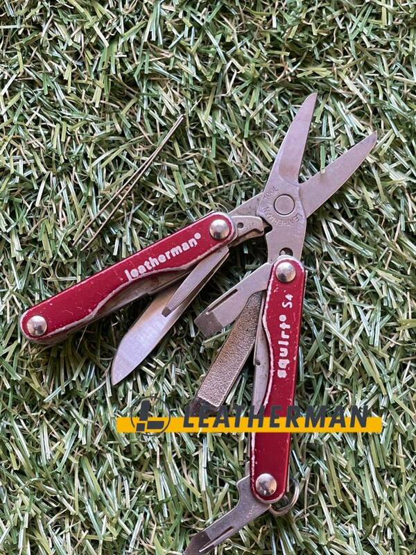 LEATHERMAN #001 SQUIRT S4 Red レザーマン スクォート　マルチツール ツールナイフ ハサミ