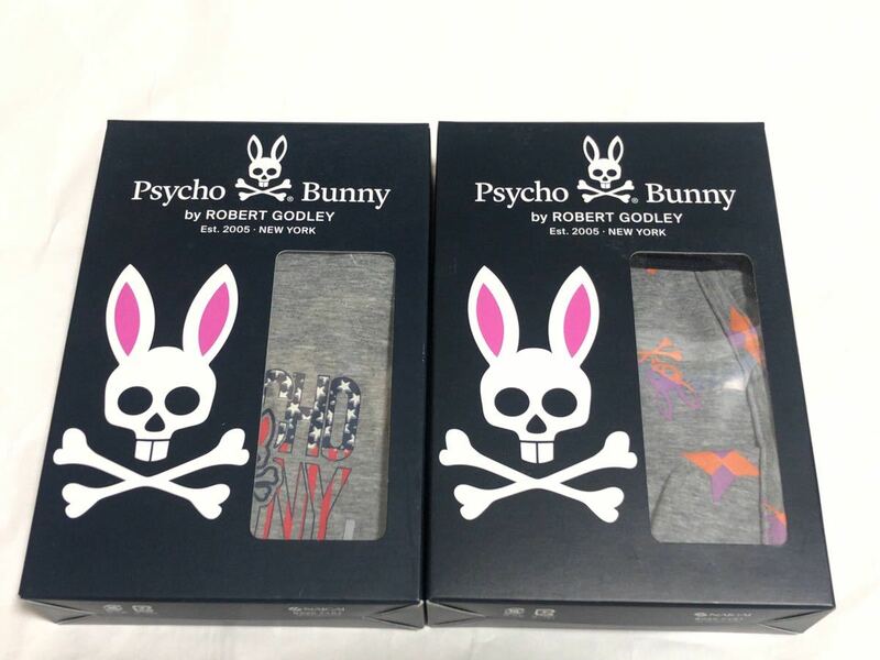 新品　サイコバニー　ボクサーパンツ L 2枚セット　Psycho Bunny グレー