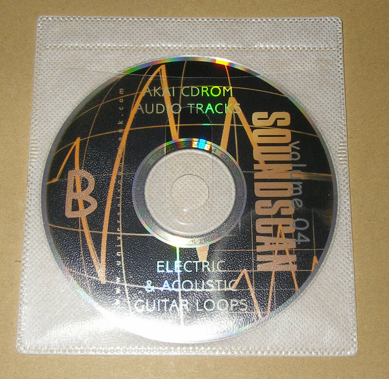 ★SOUND SCAN Akai CD-ROM AUDIO TRACKS Vol.04★OK! !★