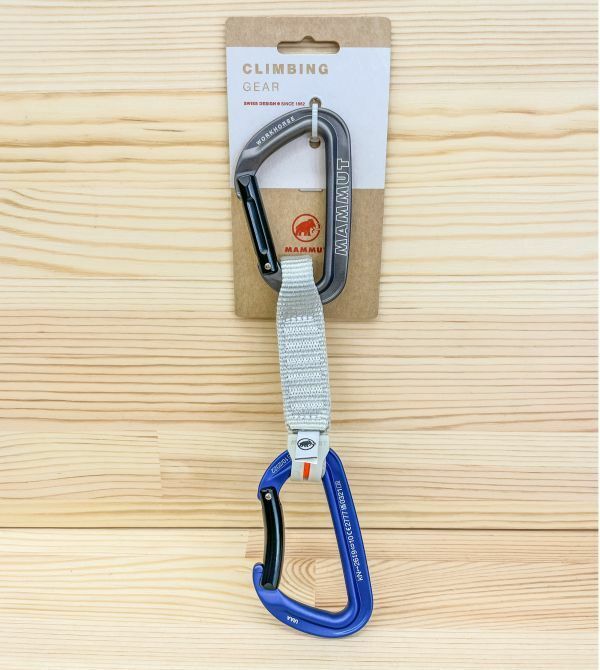 ★新品★マムート カラビナ Workhorse Keylock 12 cm Quickdraw 2040-02711 33275 12cm スポーツクライミング クライミング 登山