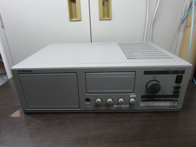 【YHA0244】★Victor SYSTEM AMPLIFIER PA-716 160W システムアンプ 卓上PAパワーアンプ★中古