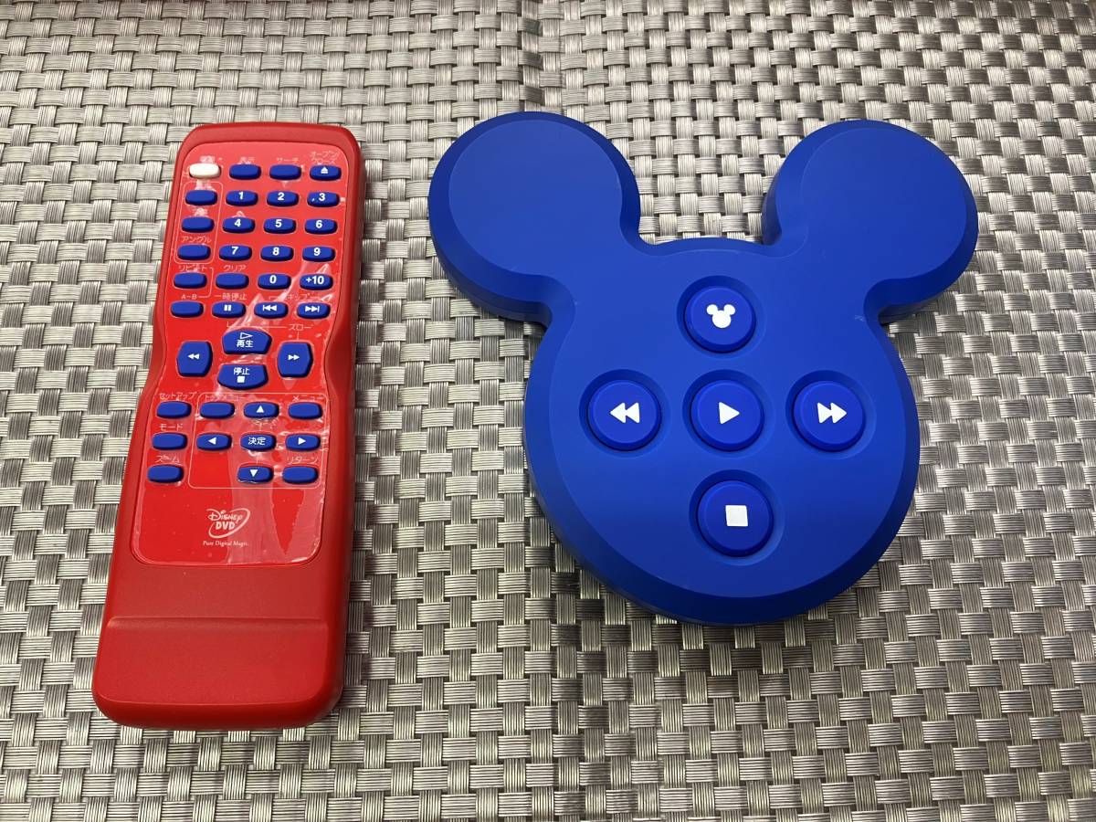 【現状品】Disney ディズニー　DVDプレーヤー BVHE-SN1 のリモコンセット