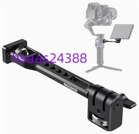  NEEWER 調節可能なフィールドモニターマウント 360°回転可能なカメラモニターブラケット GA005 