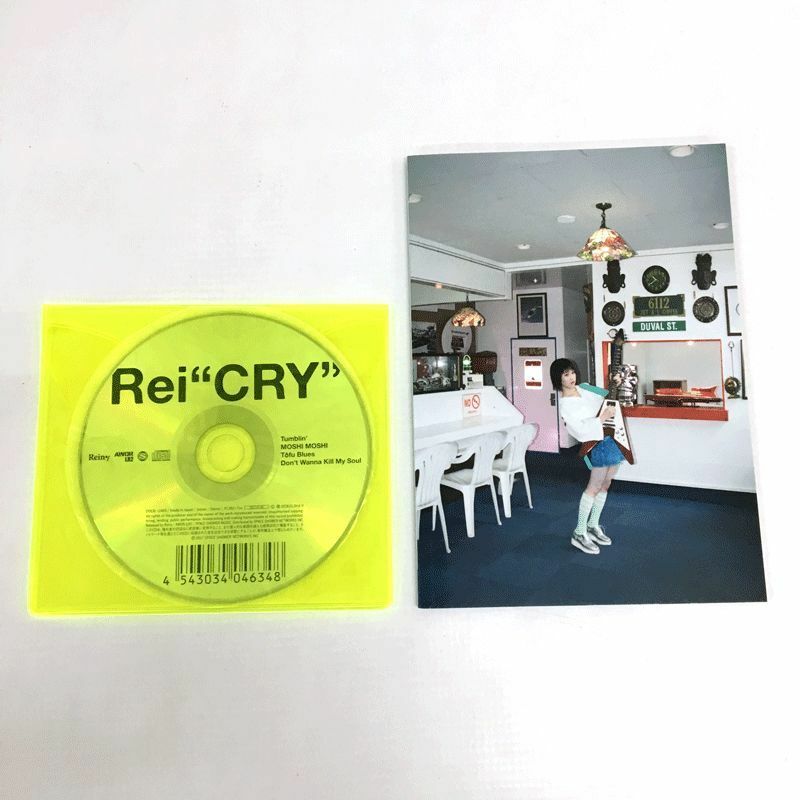 【中古】《CD》廃盤（レア）Rei CRY CD + MUSIC BOOK/邦楽【CD部門】【山城店】N376