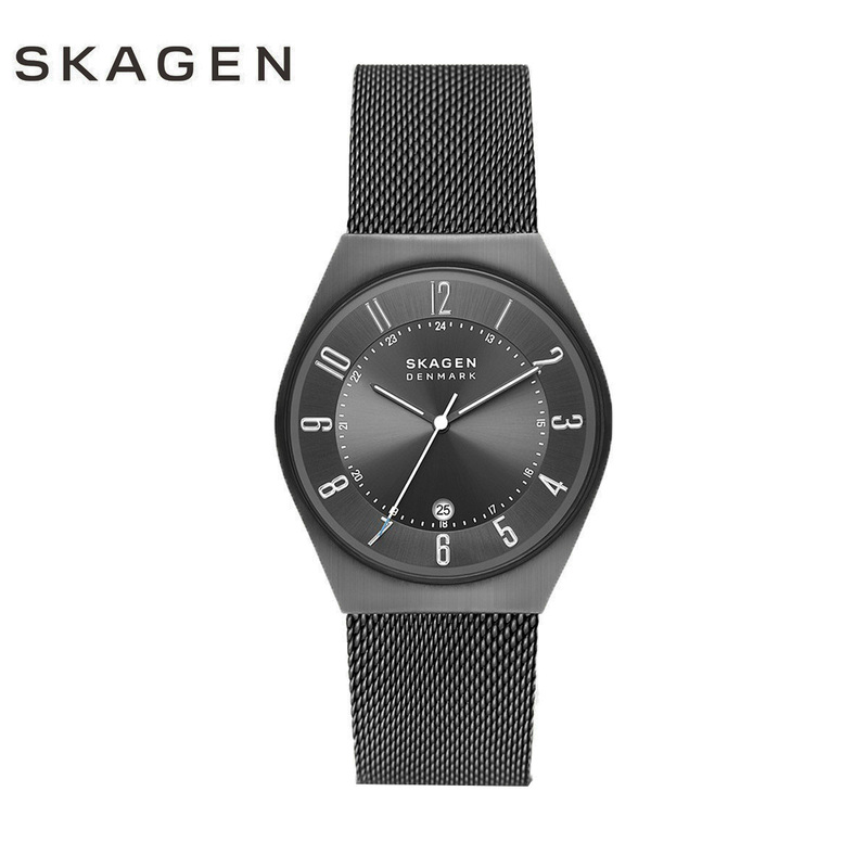 スカーゲン SKAGEN 腕時計 メンズ SKW6815 グレーネン アナログ カレンダー ガンメタル 蓄光 夜光 男性 アナログ カレンダー ビジネス 薄い